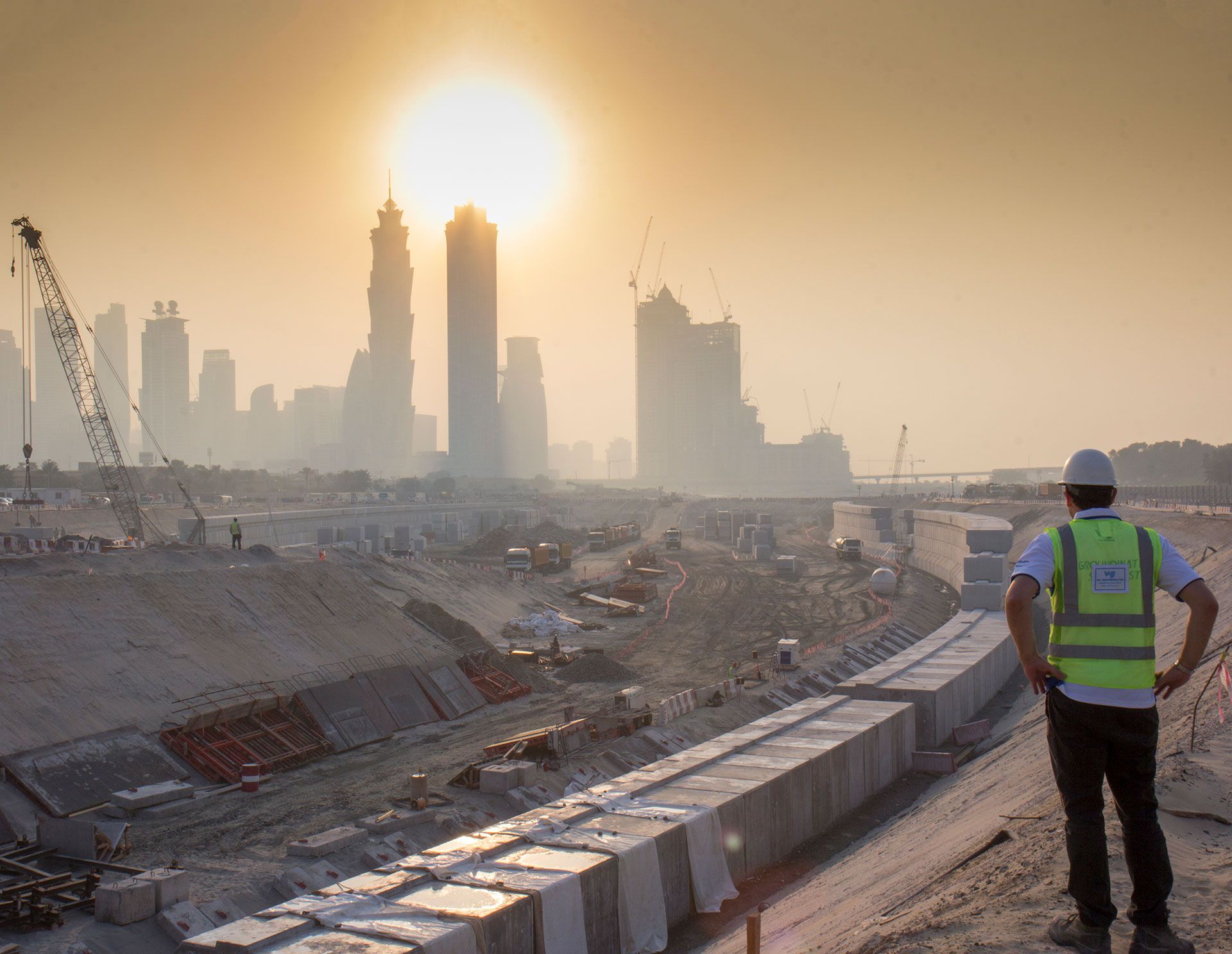 Dubai Water Canal Project dewatered by WJ Groundwater