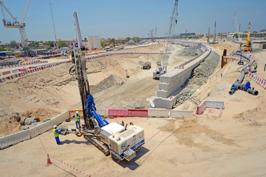 Ports & Marine - Dubai Canal Deepwell Drilling