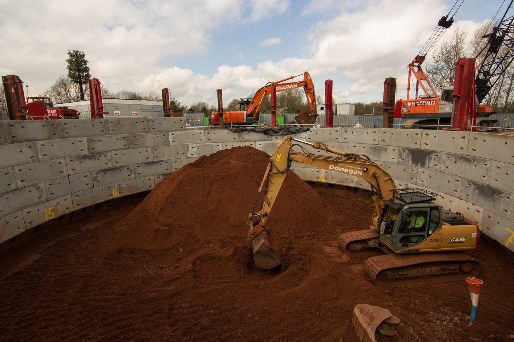 Water Works - Lymm Shaft Excavation
