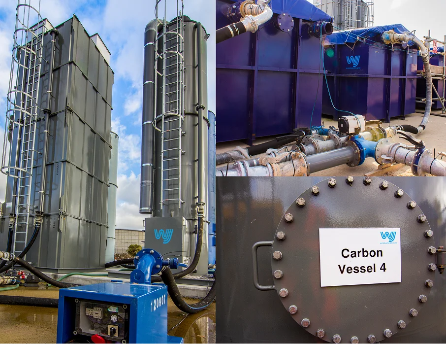 Groundwater Treatment - tanks and pumps