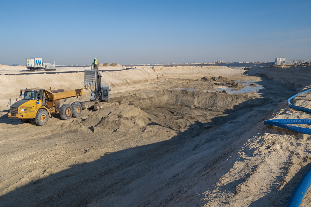 Reem Hills Development – Construction of Quay Wall 1 Picture1.1